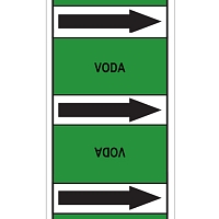 Značení potrubí, voda